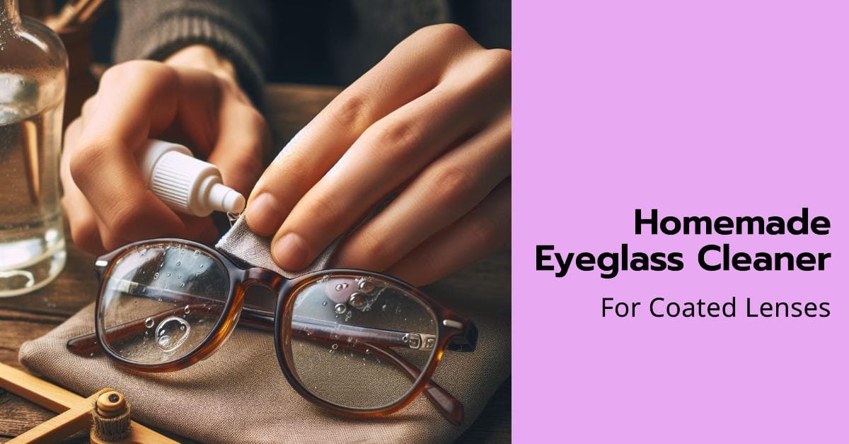 Homemade Eyeglass Cleaner for Coated Lenses